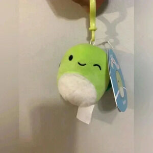 NWT Squishmallow Henry the Turtle‎ Backpack Clip Charm 3"